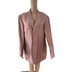 Ermenegildo Zegna‎ For Neiman Marcus Men's Herringbone Blazer Size XL